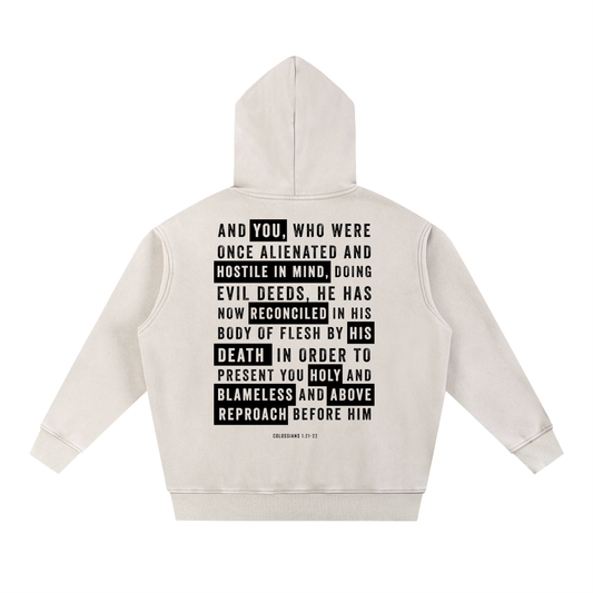 Colossians 1:21-22 - Oversized Hoodie