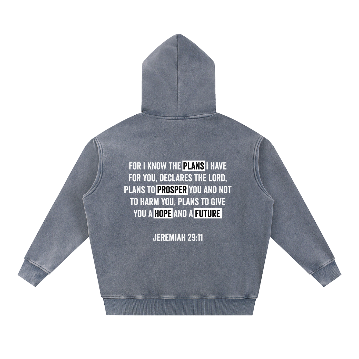 Jeremiah 29:11 - Oversized Hoodie