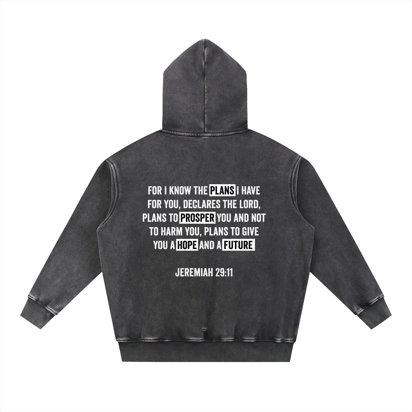 Jeremiah 29:11 - Oversized Hoodie