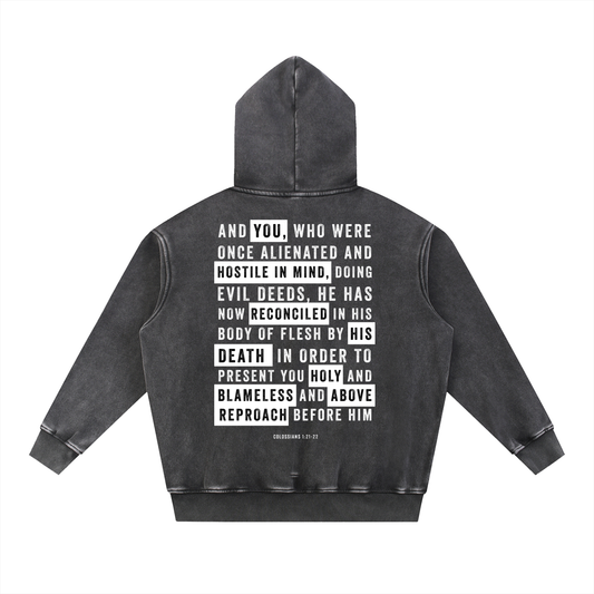 Colossians 1:21-22 - Oversized Hoodie
