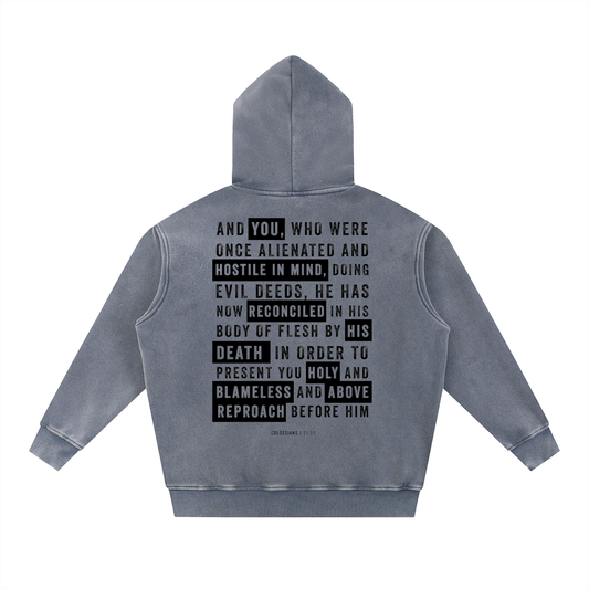Colossians 1:21-22 - Oversized Hoodie